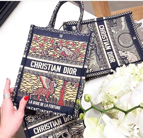 vertical book tote dior|Dior designer tote bag.